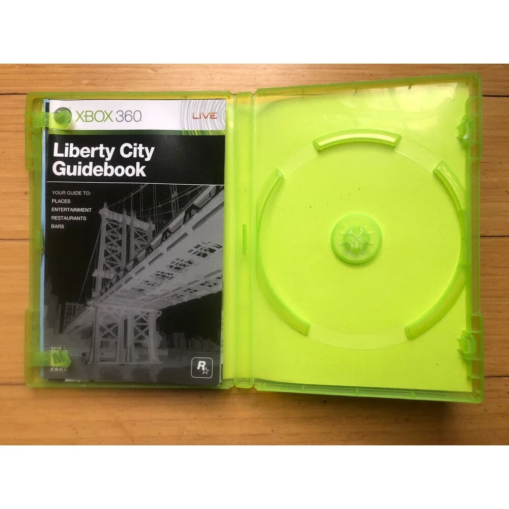 Grand Theft Auto IV (Microsoft XBOX 360,2008) - NO DISC - COMPLETE BOX